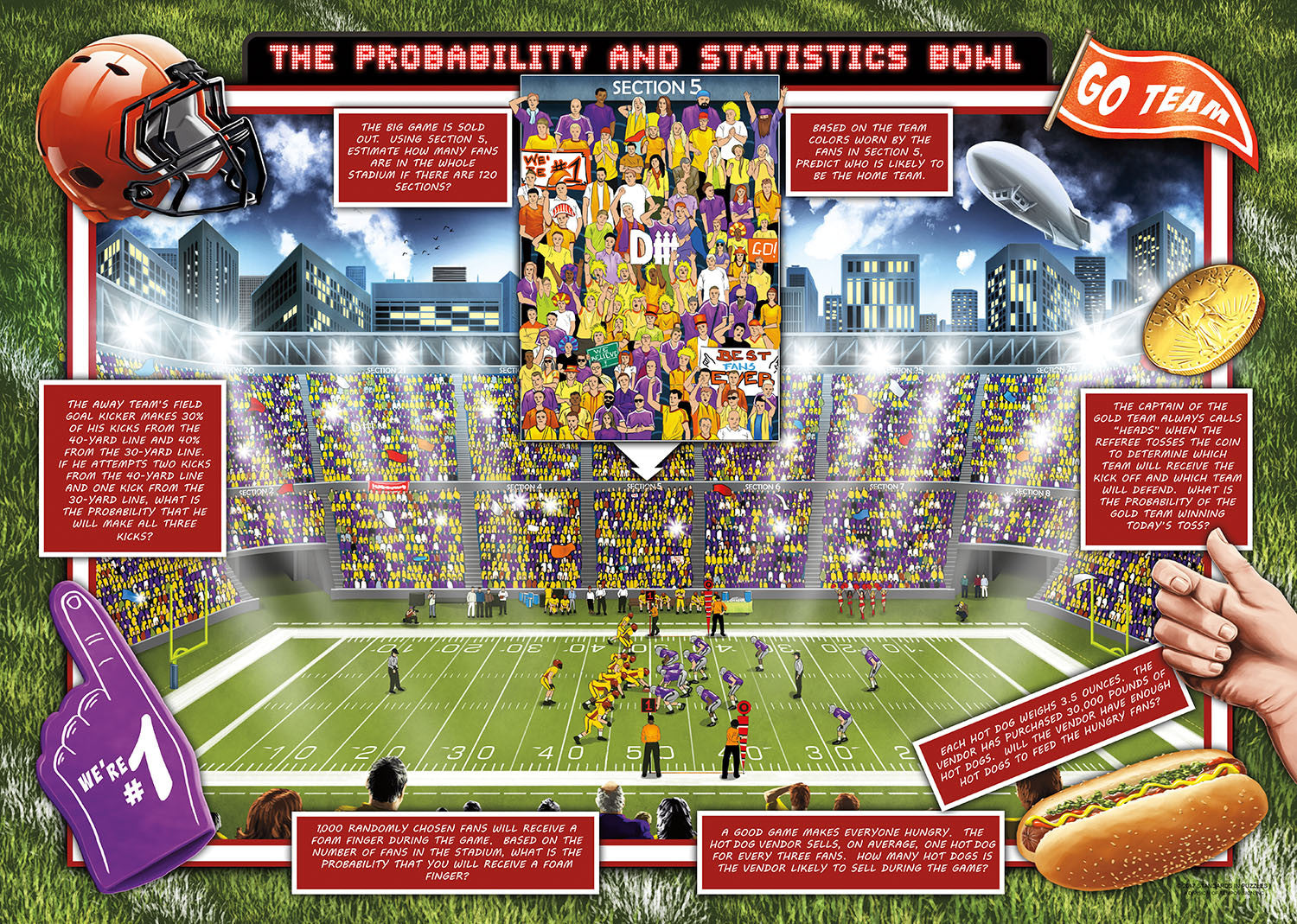 Math Statistic Puzzle Probability, Statistics Puzzle - Middle School Educational Activities ...