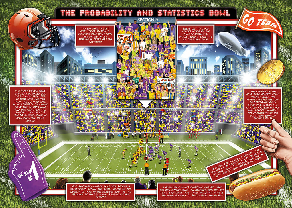 Probability, Statistics Puzzle Middle School Educational Activities